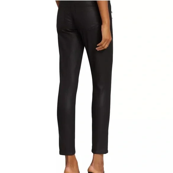 ❤️❤️ Ramy Brook Women's Black Helena High-Rise Coated Skinny Jeans❤️❤️